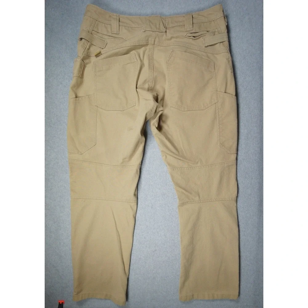 1620 Pants Men 38 Beige Cordura Utility Work Carpenter Tactical USA Workwear